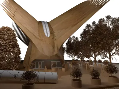 WOODEN MAQUETTE 3D model