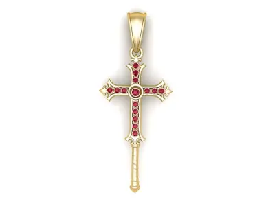 3D GOLD PENDANT  3D print model buy