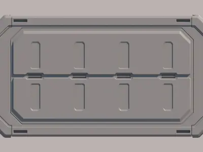 Sci-fi Container 3D model