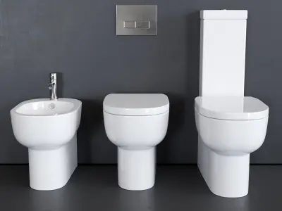 Galassia M2 55 Wc Art 5216 Art 5217 Art 5221 Low-poly 3D model