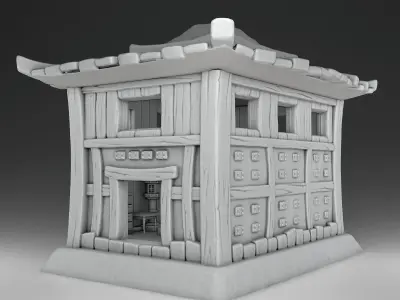 House chinese 3D print model