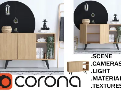 CORONA SCENE 30-Home Lifestyle 3D model