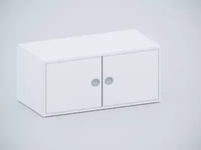 Armario cabinet with two doors Free 3D model