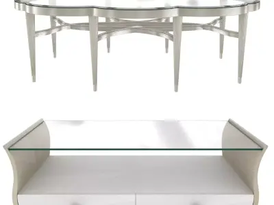 Caracole Lilian Cocktail tables 3D model