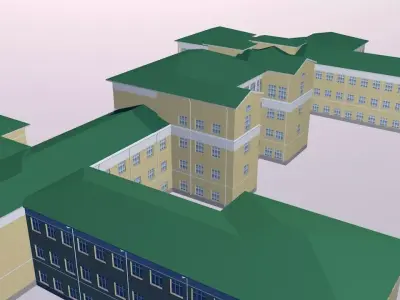 King residence 3D model