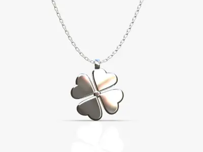 Light clover pendant 3D print model