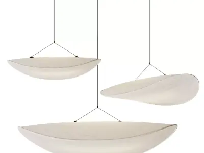 Tense Pendant Three Sizes 3D model