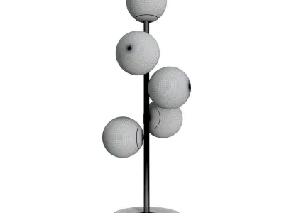 TABLE LAMP BALLS 3D model