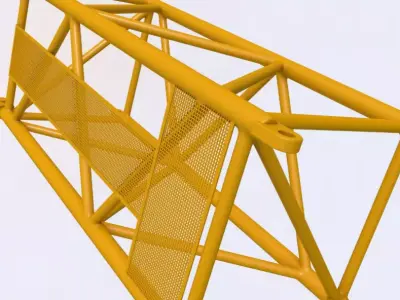 Crane L Intermediate Section 3D model