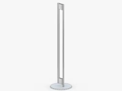 1433 - Floor Lamp Low-poly 3D model
