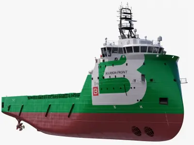  Ulstein PX105 Bourbon Front Platform Supply Vessel 