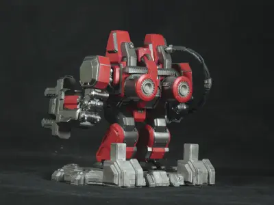 SCV - Starcraft 2 3d Print Statue 3D print model