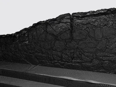 Destroyed temple of Maya 3D print model