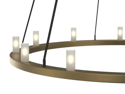 Rennes Round Chandelier 3D model