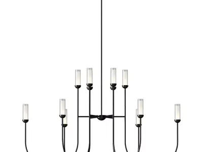 Moraine Chandelier 3D model