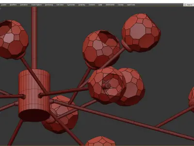 RH Boule De Cristal smoky 18 Low-poly 3D model