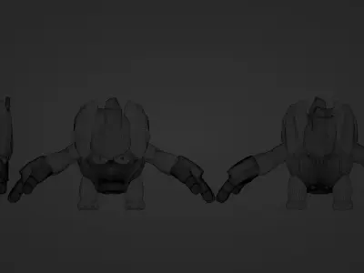 ROCK CHARACTER 3D model