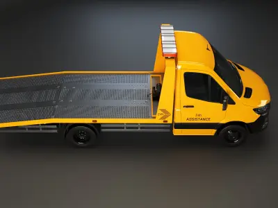  Mercedes Sprinter Car Transporter Flatbed Tow Truck 