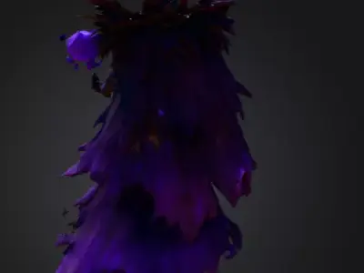 Voidcaller  The Master of Dark Arcana Low-poly 3D model