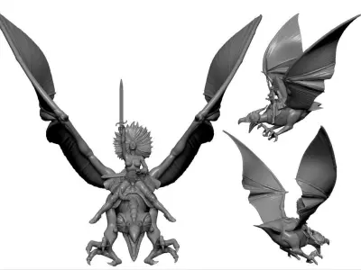 Heavy Metal Taarna  3D print model