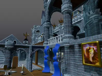 Modular Castle - Heroixsoft Low-poly 3D model