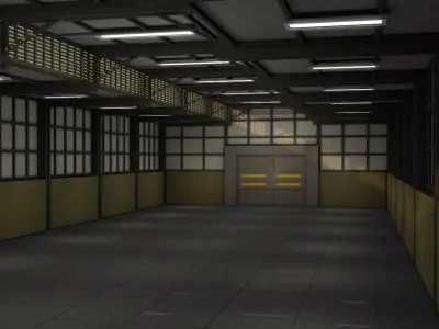 Warehouse  interior  3D model