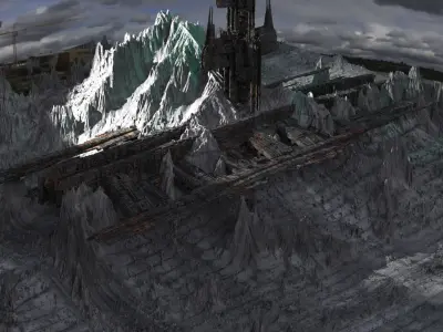 Alpha Draconis extended colony  3D model