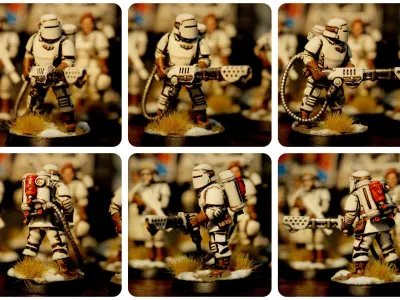 Universal Guard - Heavy Flamer 3D print model