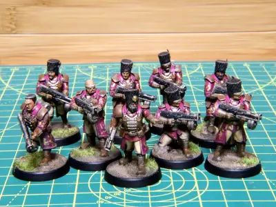 Exalted Scions - Basic Infantry 3D print model