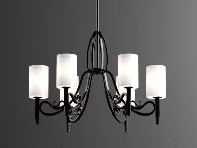 Ceiling light 3D model 34