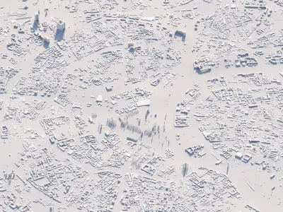 Moscow City Russia 3D model