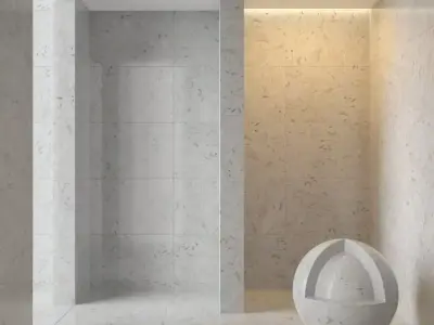 Marble wall 116 3D model