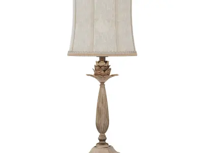 Regency Hill Shabby Chic Table Lamp 3D model