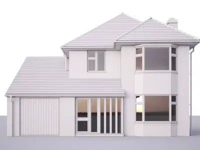 British House Queens Edith Way 2 3D model