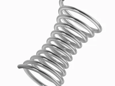 Steel Concave Spring 3D print model