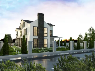 Classical house 3D model
