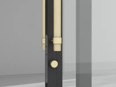 Aluminium door 300 3D model