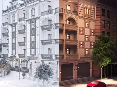 Classic Facad 3D model