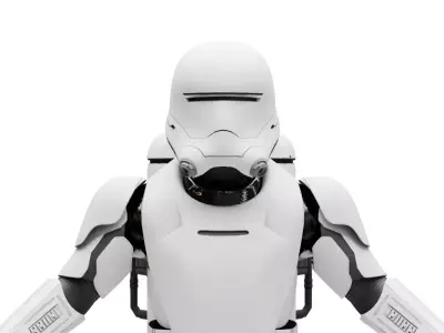 Flametrooper - Star Wars Low-poly 3D model