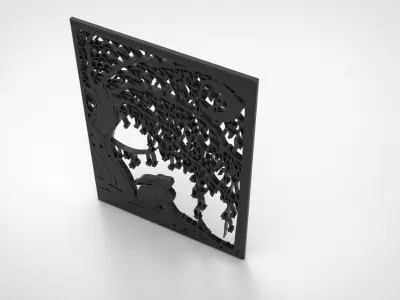 WALL FRAME ART 3D print model