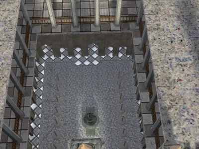 Castle in minecraft 3D model