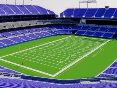 MT Bank Stadium - Baltimore Low-poly 3D model