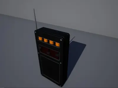 Walkie talkie SCI-FI 1 3D model