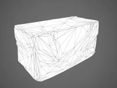 Low Poly Covered Industrial Crates PBR Low-poly 3D model