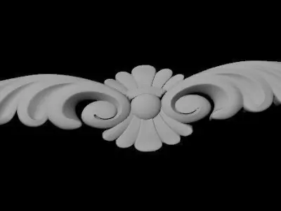 dekor ornate wing Free 3D model