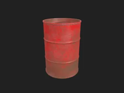 Construction site assets Low-poly 3D model