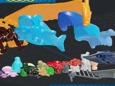 Lego - Animals and Accessories 3D print model