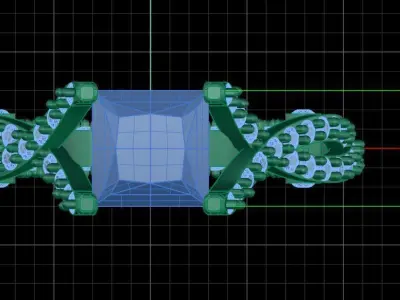 Jewelry ring 396 3D print model