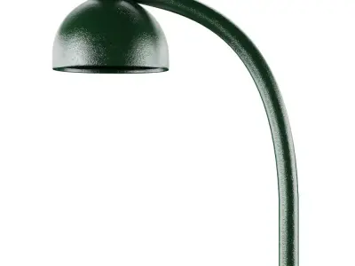 Tall Street Lamp 01 Low-poly 3D model