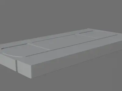 Low Poly VHS Tape Free 3D model